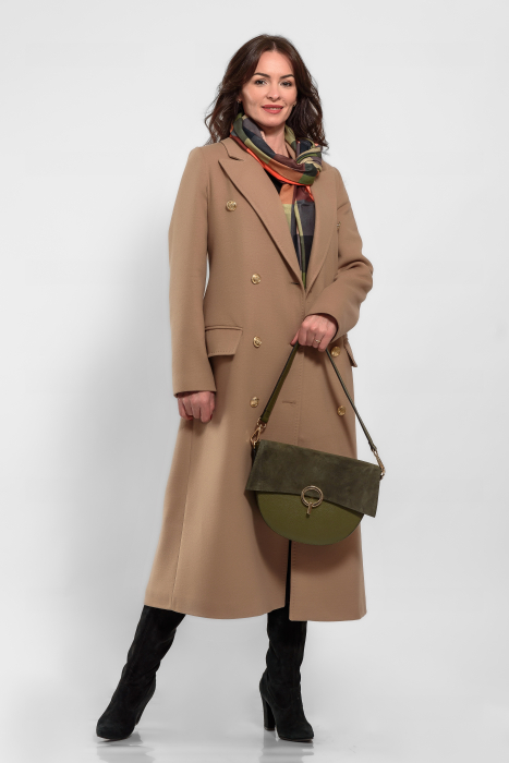 Palton bej cambrat la 2 randuri de nasturi [1]