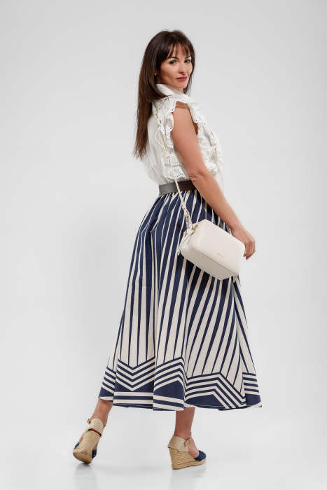 Fusta cu dungi bleumarin [2]