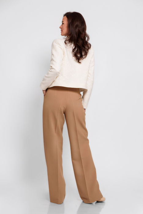 Sacou Effect elegant din brocart ivory [3]