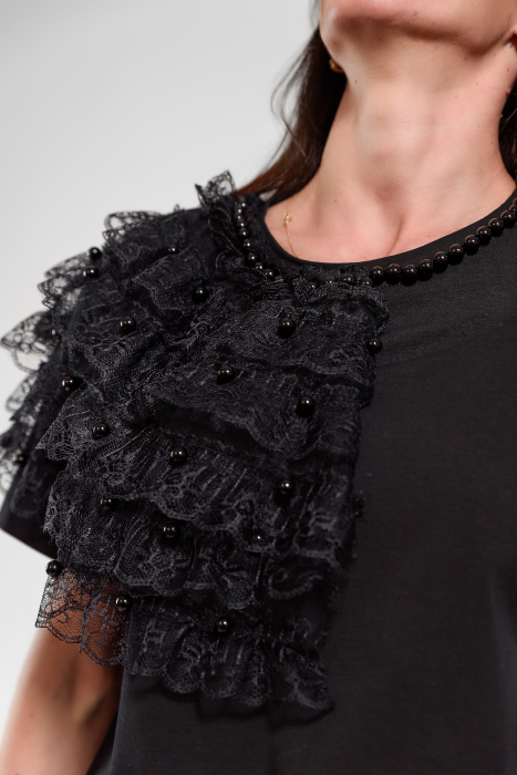 Bluza cu volane dantela umar [4]