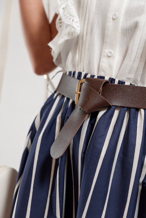 Fusta cu dungi bleumarin [3]