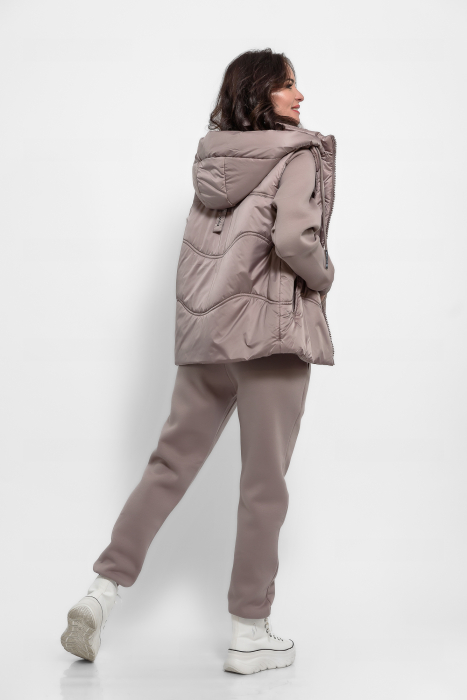 Compleu bumbac roz sport din 3 piese [3]