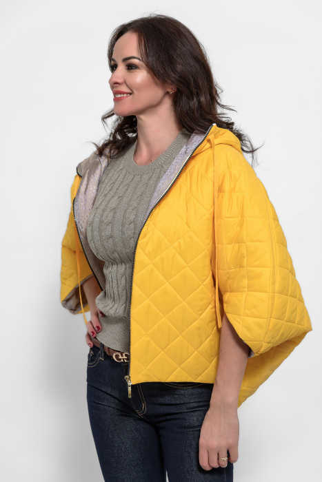 Geaca fas trendy galbena [3]