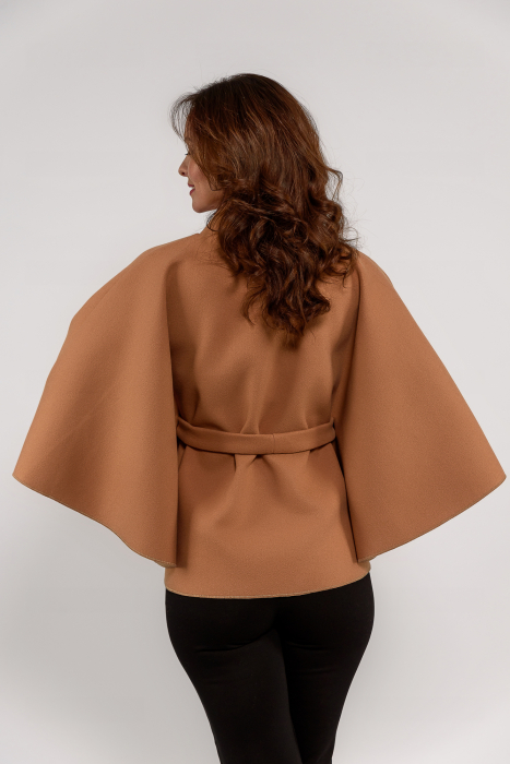 Capă Effect scurtă ciocolată cu lapte [3]