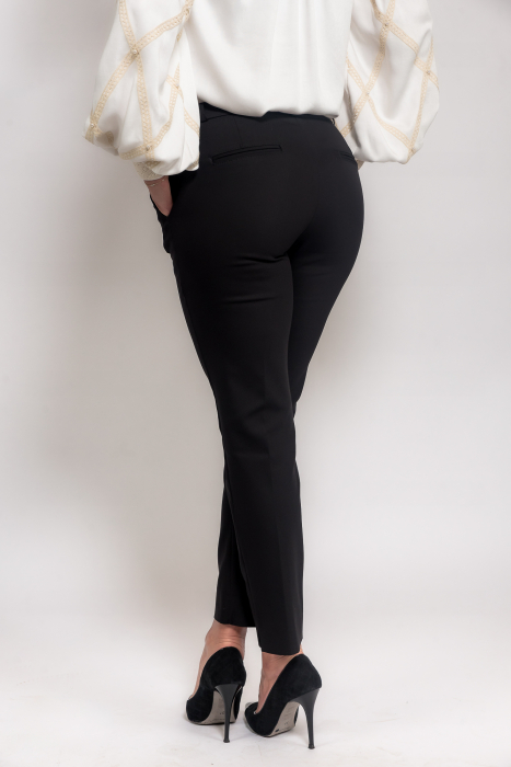 Pantaloni negri stofa italiana [2]