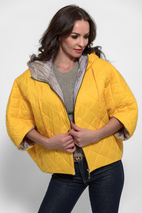 Geaca fas trendy galbena [4]