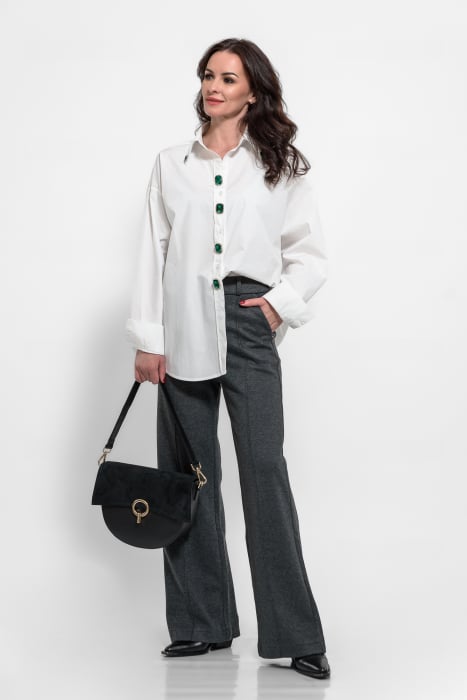 Camasa bumbac oversize inchidere pretioasa [1]