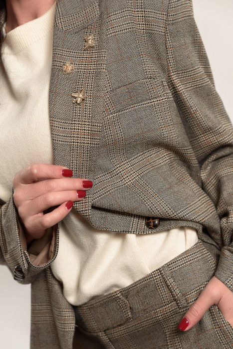 Sacou stofa carouri [3]