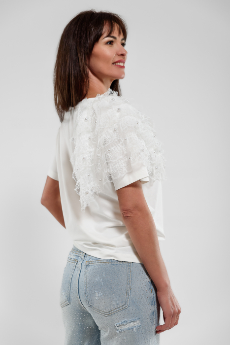 Bluza cu volane dantela umar_ivory [2]