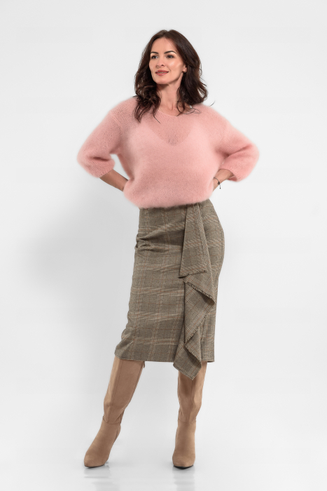 Pulover roz baby mohair [1]