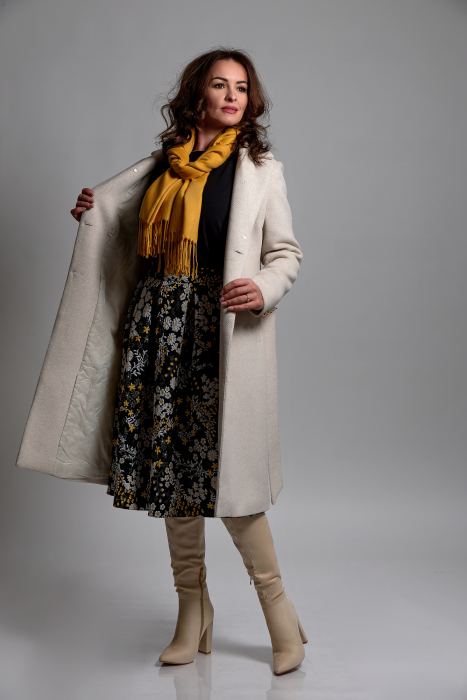 Fusta Effect jacquard imprimat margarete [3]