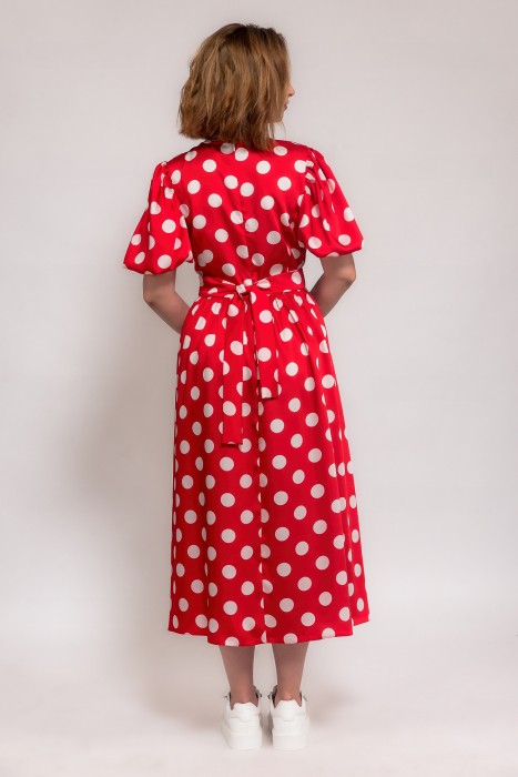 Rochie rosie cu buline [2]