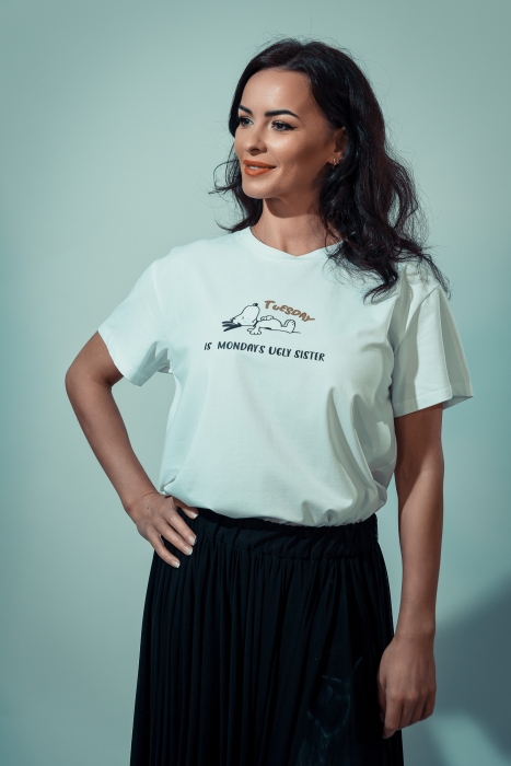 Tricou oversize din bumbac  'tuesday' [3]