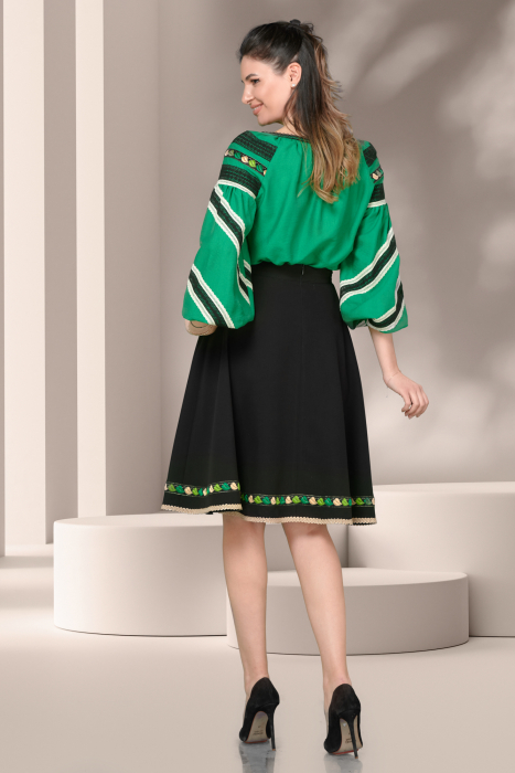 Bluza verde Effect gen ie traditionala [2]