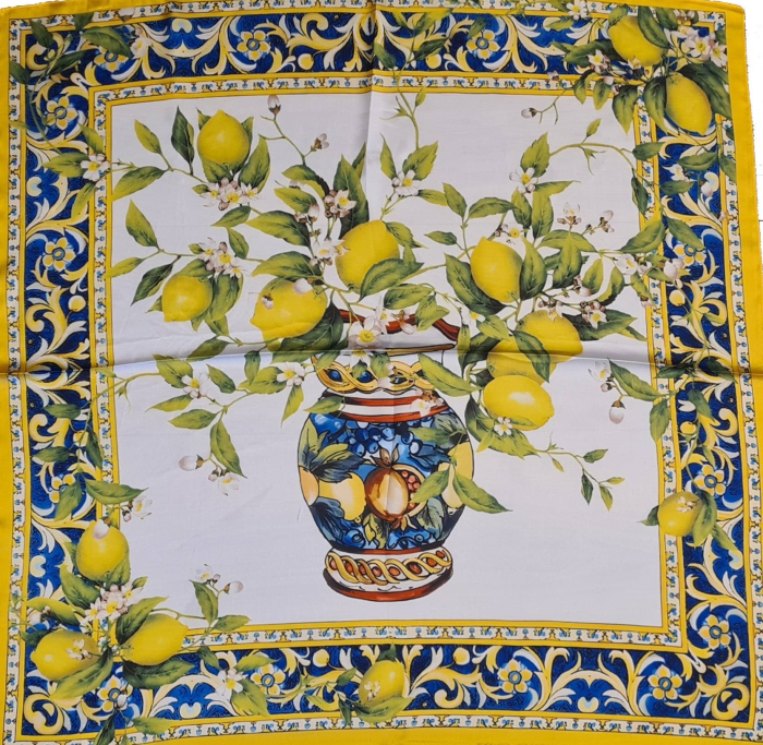 Esarfa cu lamai 70/70 - un strop de lux italian pe care îl porți oriunde [2]