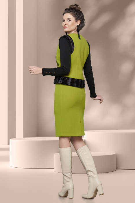 Fusta Effect stofa verde lime conica [2]