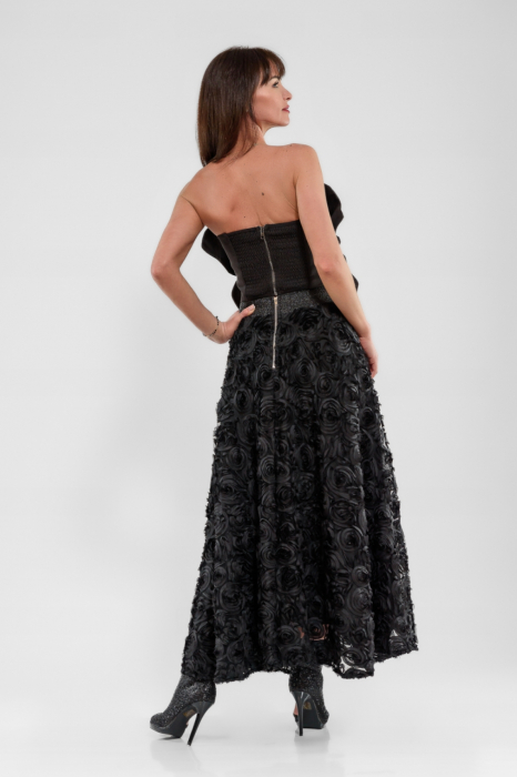 Top cu floare 3D_negru [3]