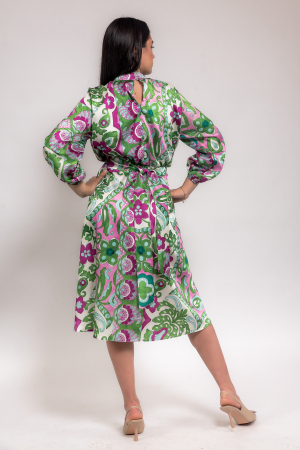Rochie imprimeu multicolor [1]
