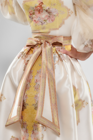 Rochii elegante - Rochie petrecuta "fairy tale" galbena