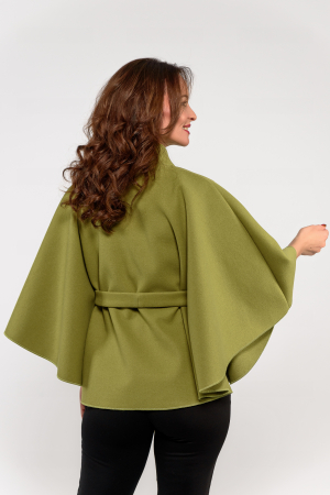 Capă Effect scurtă verde fistic [3]