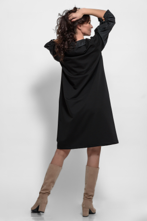 Rochie marime mare bumbac si tafta [2]