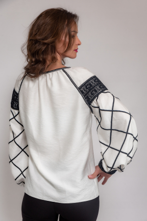 Bluza cu aplicatii dantela de bumbac [1]