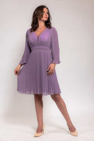 Rochii elegante - Rochie voal plisat