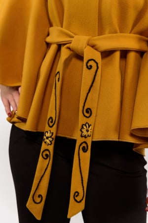 Capă stofă cu aplicație handmade [2]