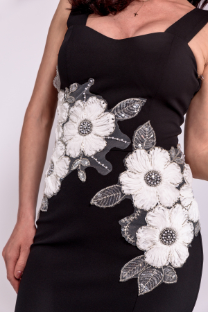 Rochie broderie flori mari albe [3]