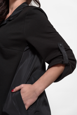 Rochie marime mare bumbac cu tafta [2]