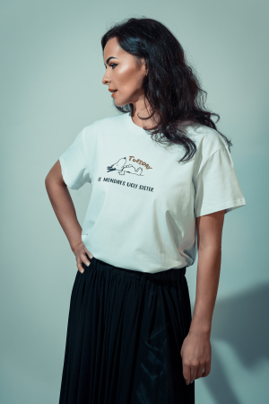 Tricou oversize din bumbac  'tuesday' [1]