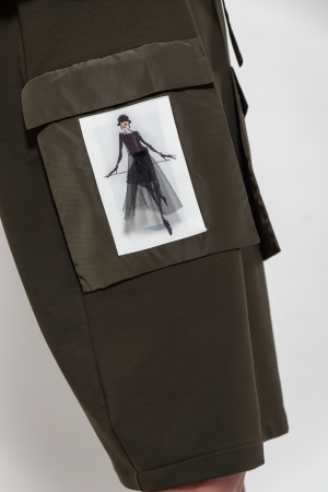 Rochie  oliv  marime mare cu aplicatie balerina [5]