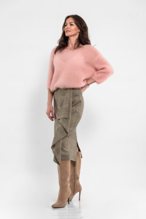 Pulover roz baby mohair [2]