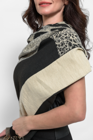 Esarfa groasa  pufoasa animal print [1]