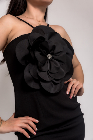 Rochie eleganta cu floare 3d [2]