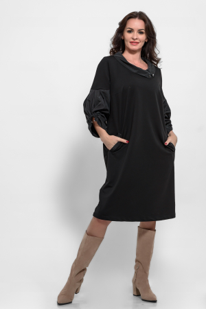 Rochii - Rochie marime mare bumbac si tafta