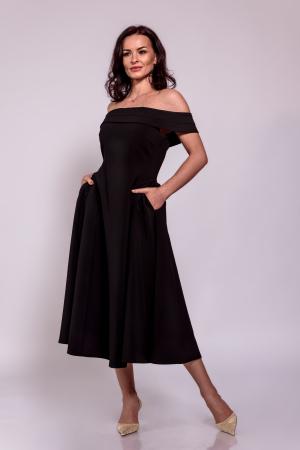 Rochii elegante - Rochie Bridgerton cu decolteu romantic peste umeri