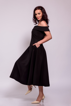 Rochie Bridgerton cu decolteu romantic peste umeri [2]