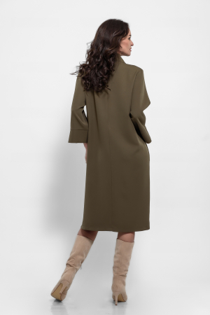 Rochie marime mare cu nasturi pretiosi aurii [2]