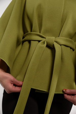 Capă Effect scurtă verde fistic [9]