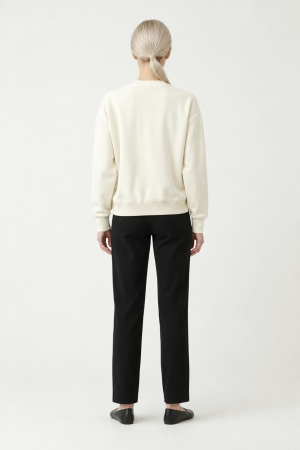 Bluza Ecru cu cusatura zig-zag [1]