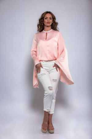 Bluze/Camasi - Bluza eleganta cu maneci fluture