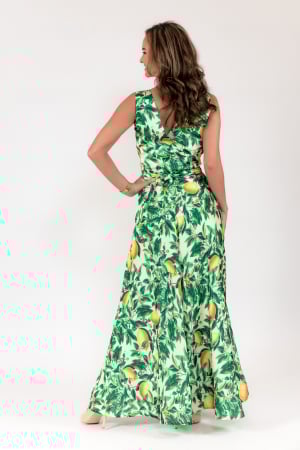 Rochie voal satinat imprimeu digital [1]