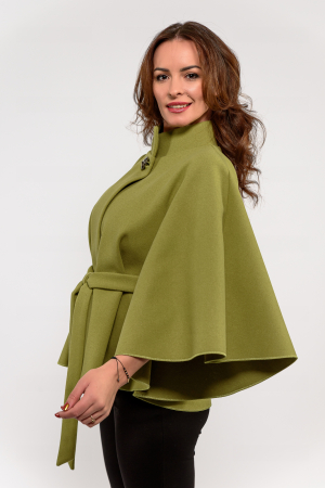 Capă Effect scurtă verde fistic [6]