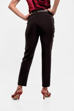 Pantaloni conici, slit pe lateral, buzunare oblice [2]