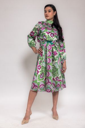 Rochii elegante - Rochie imprimeu multicolor