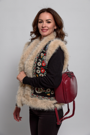 Cojocel premium negru cu broderie [1]