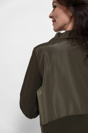 Rochie  oliv  marime mare cu aplicatie balerina [4]