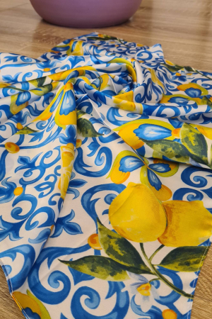 Esarfe - Esarfa  "Portofino" - un strop de lux italian pe care îl porți oriunde