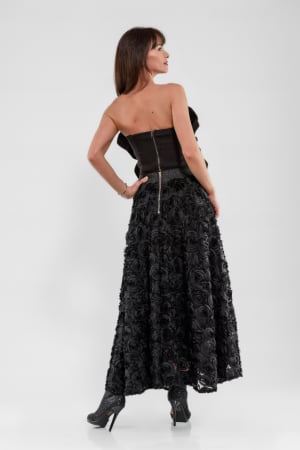 Top cu floare 3D_negru [2]